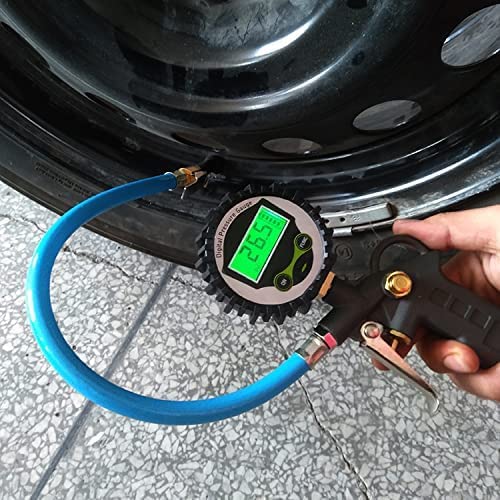 MHR Digital Type Tyre Inflator MHR-DBI001 Metro – Portable Automatic Car Air Compressor with Digital Display