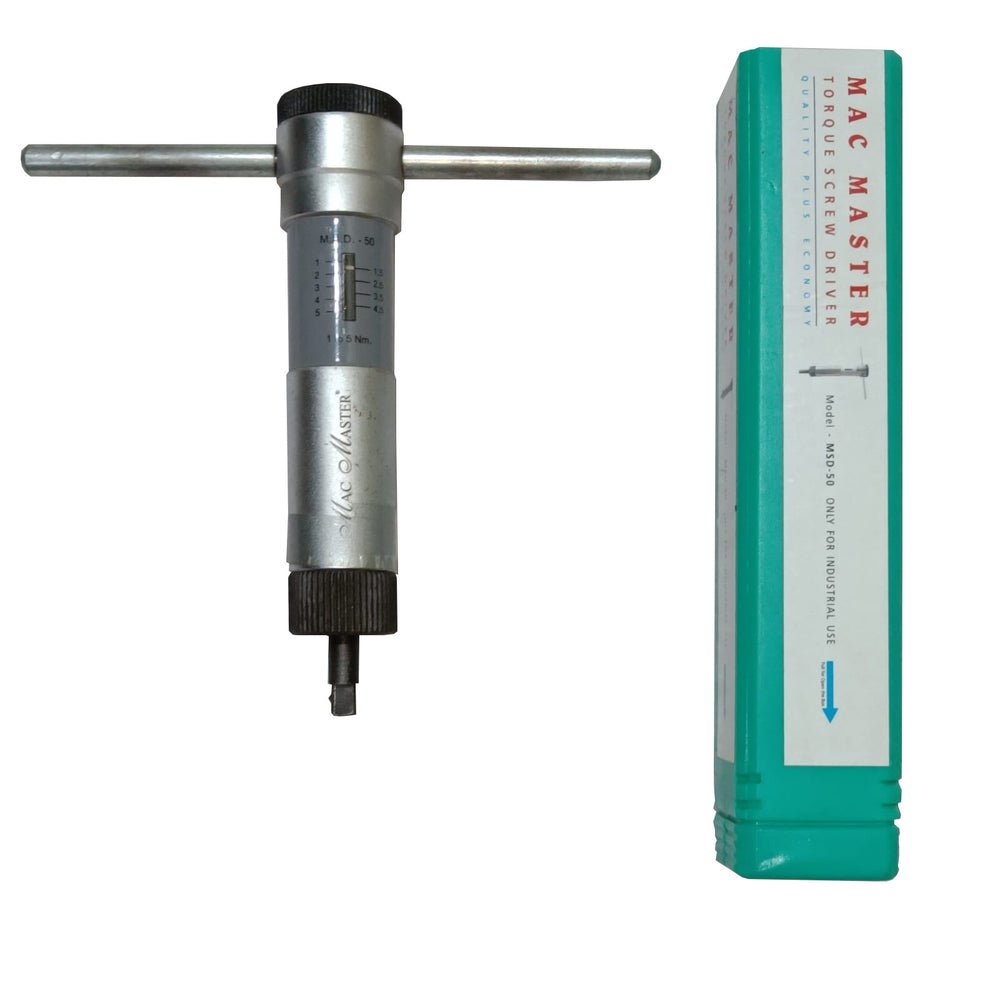 Mac Master Standard Type 1/4Inch MSD-50 Torque Wrench | 1-5N.m (Adjustable Click Type)