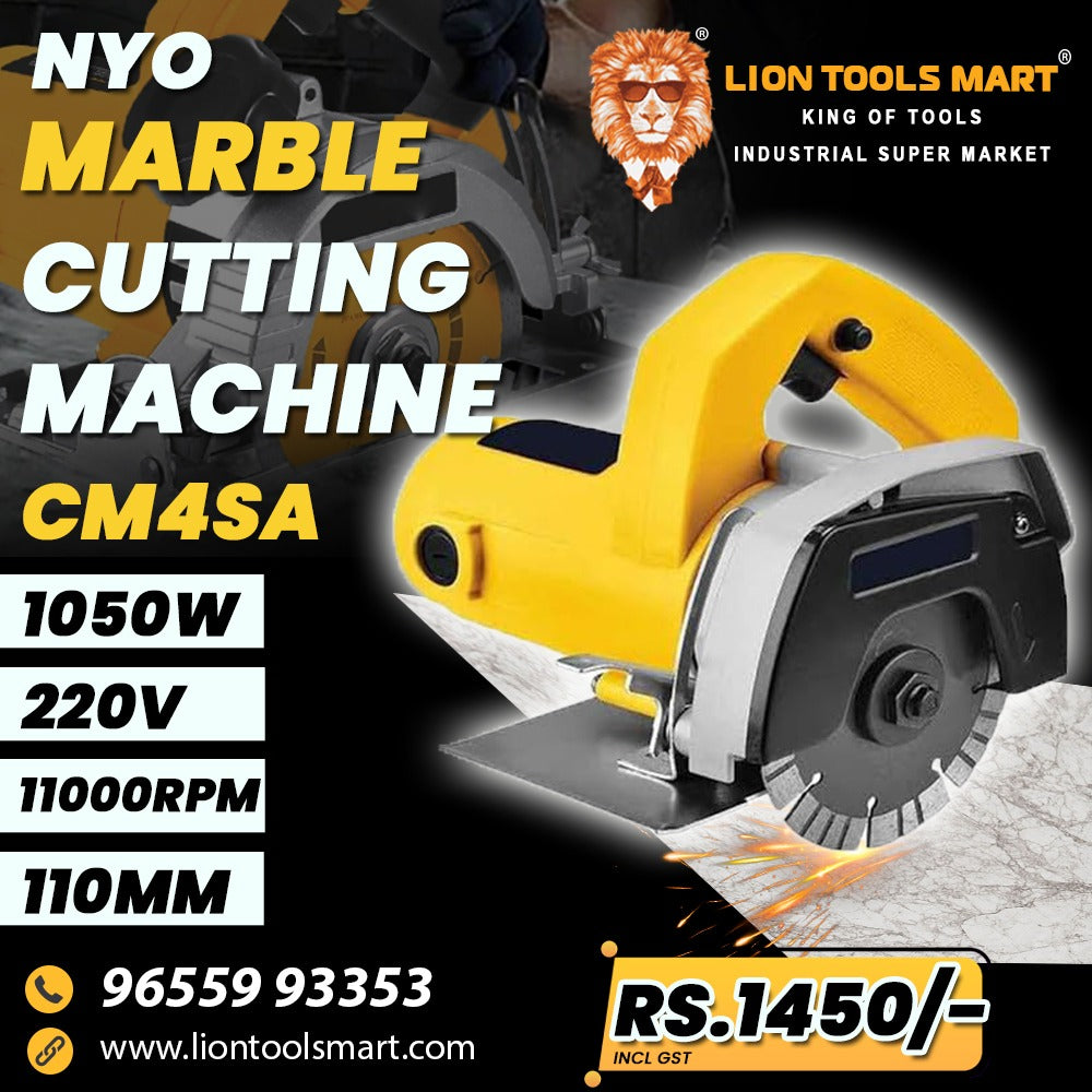 Buy NYO CM4SA 1050W 110MM High-Speed Marble & Tiles Cutting Machine ...