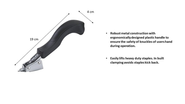 Miles Heavy Duty Staple Remover ISR-34 – Durable Metal Staple Pin Removal Tool for Office & Upholstery Use