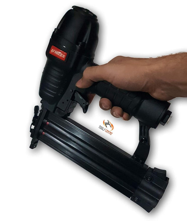 Miles MB 18-50 Pneumatic Brad Nailer – Heavy Duty Air Nail Gun for 18 Gauge 20–50mm Brad Nails, Woodworking & Carpentry Tool