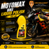 Motomax Bike Liquid Polish (100ml) | Rubbing Cum Polish for Instant High Gloss & Protection