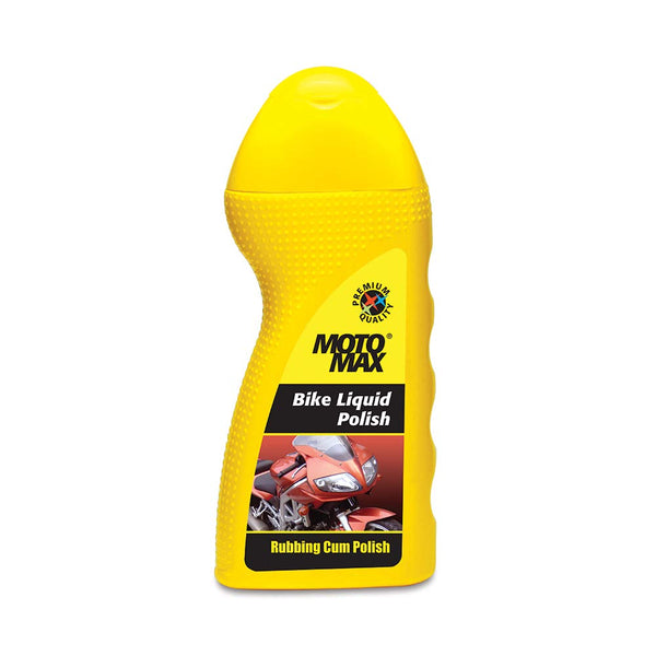 Motomax Bike Liquid Polish (100ml) | Rubbing Cum Polish for Instant High Gloss & Protection
