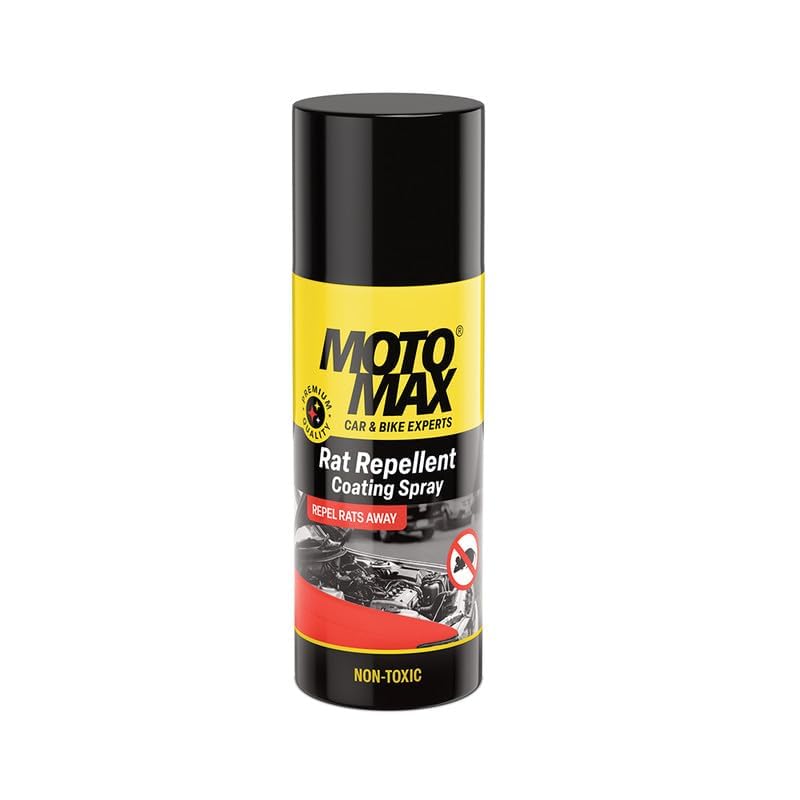 Motomax Rat Repellent Spray 100ml | Car Engine Protection, Wiring Harness Safety & Rodent Prevention Applications