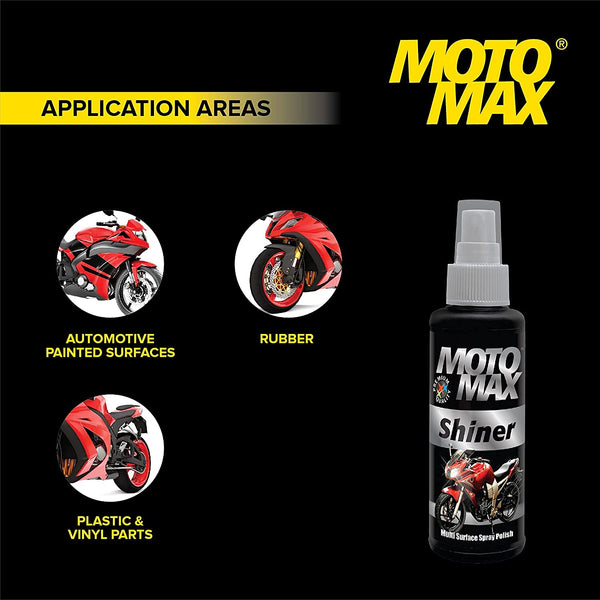 Motomax, Motomax Shiner, 100ml Shiner, Car Shiner, Automotive Shiner, Car Polish, Car Shine Product, Dashboard Shiner, Dashboard Polish, Plastic Shiner, Plastic Polish, Vinyl Shiner, Rubber Shiner, Tyre Shiner, Tyre Polish, Car Interior Shiner, Automotive Shine Spray, Car Detailing Product, Bike Shiner, Motorcycle Shiner, Vehicle Shine Product, Car Care Products, Automotive Surface Dressing, Motomax Car Care
