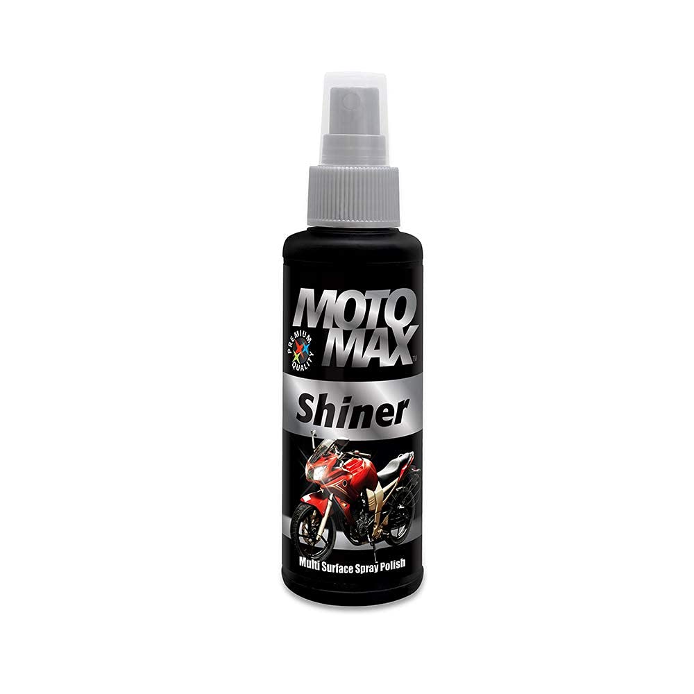 Motomax 100ml Shiner | High-Gloss Shine & Protective Dressing for Car Dashboard, Plastic, Vinyl, Rubber, Tyres & Automotive Surface Care