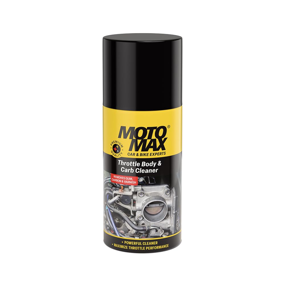 Motomax Throttle Body & Carburetor Cleaner | Fast-Acting Automotive Cleaning Spray for Throttle Bodies, Carburetors, Air Intake Components, Engine Parts & Vehicle Maintenance