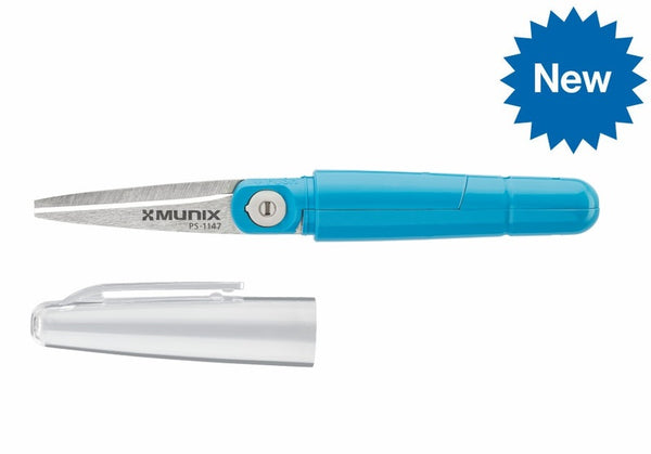 Munix Scissor 117mm PS-1147 | Stainless Steel Compact Pen Type Scissors