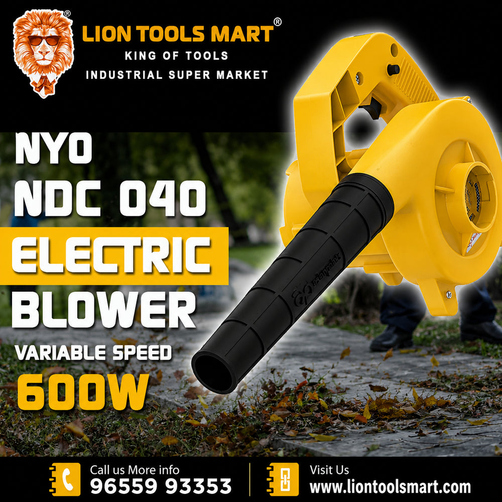 NYO 600W Variable Speed Electric Air Blower NDC040 (2-in-1 Blower & Vacuum)