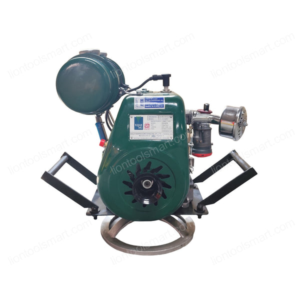 Lion Needle Vibrator with Vijay Villiers 1.5HP Petrol Engine | Concrete Compaction Machine