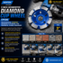 Norton 3 Inch Segmented Diamond Cup Wheel CPC8S | Professional Diamond Grinding Cup Wheel for Concrete, Stone & Masonry