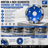 Norton 4 Inch Segmented Diamond Cup Wheel CPC10S | Professional Diamond Grinding Wheel for Concrete, Stone & Masonry