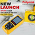 Polymak PM-LDM-100M Digital Laser Distance Meter with 100m range, ±2mm accuracy, IP54 protection, area and volume calculation, and backlit display. Ideal for construction, surveying, and interior measurement.