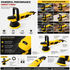 Polymak Random Orbital Sander 125mm PM125DAP | Wood Sanding, Surface Finishing, Paint Removal & Furniture Applications