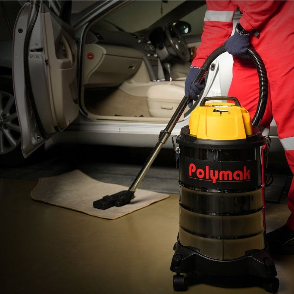 Polymak Wet & Dry Vacuum Cleaner 3600W 70L PMVC70L | Industrial Cleaning, Dust Collection, Liquid Pickup & Commercial Applications