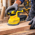Polymak PM150ROS 350W 150mm Random Orbital Sander with variable speed (4,000–10,000 RPM), 5mm orbit, and dust collection system. Ideal for woodworking, furniture finishing, paint removal, and professional surface preparation.