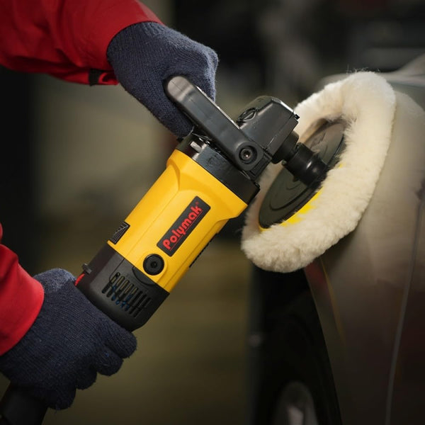 Polymak Car Polisher 1200W 180mm PMCP180 | Car Detailing, Surface Polishing & Paint Restoration Applications