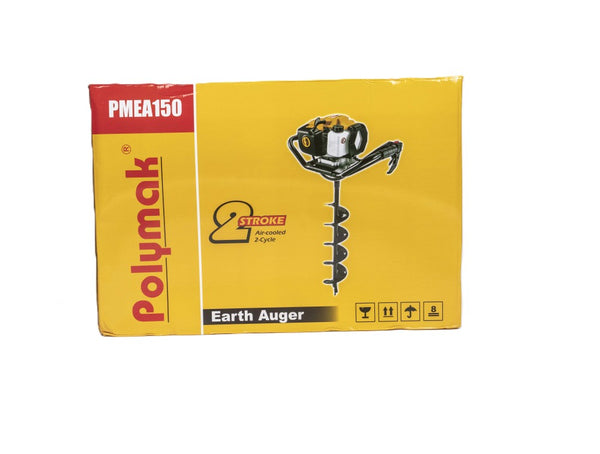 Polymak Earth Auger 52cc 150mm PMEA150 | Post Hole Digging, Plantation, Fencing & Agricultural Applications