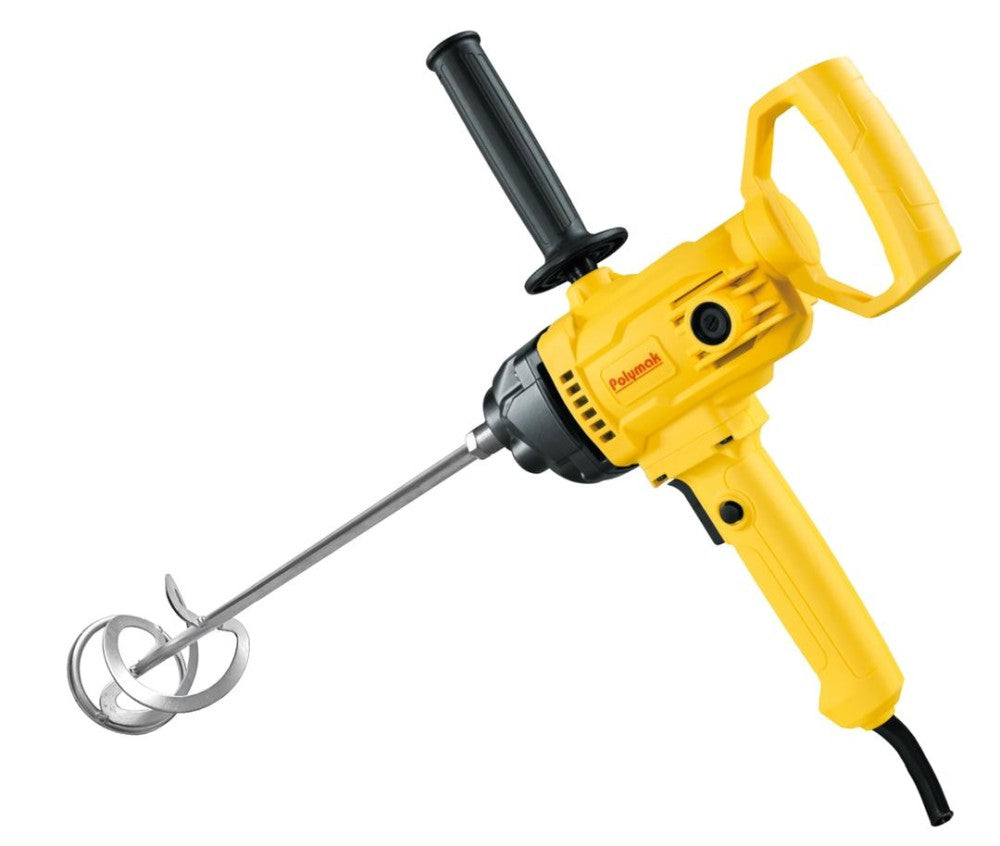 Polymak Paint Mixer 880W PM16MD | Paint, Mortar, Adhesive, Putty & Construction Material Mixing Applications