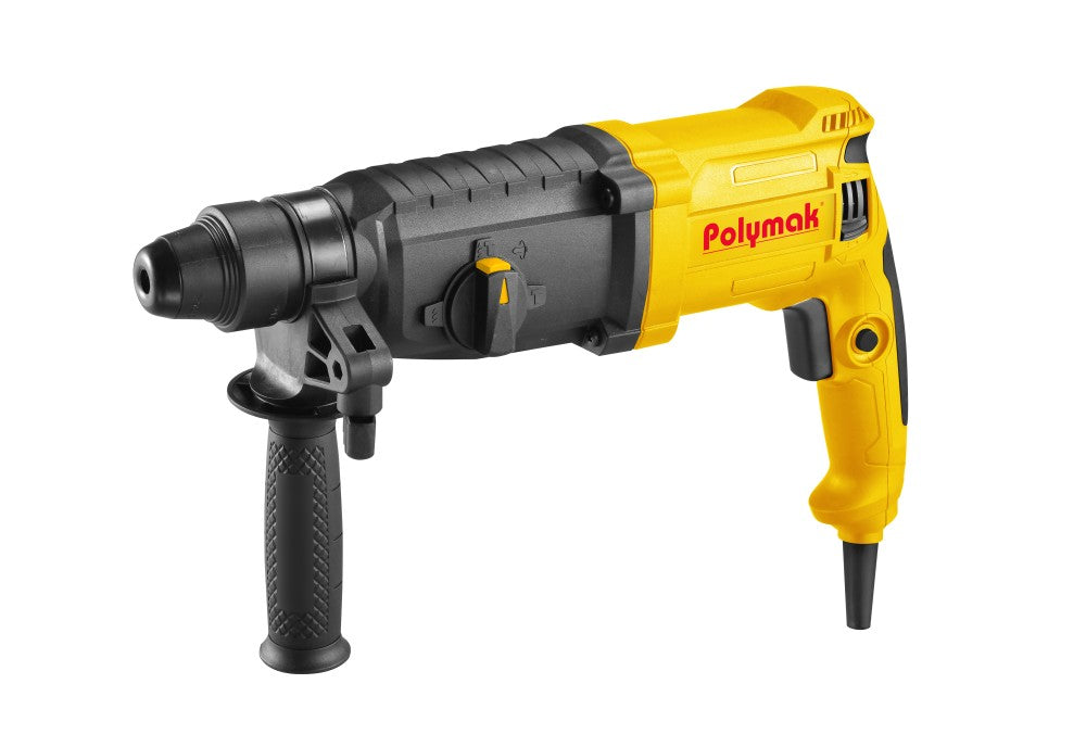 Polymak Rotary Hammer 800W 26mm PM26RH | Concrete Drilling, Hammer Drilling, Chiseling & Construction Applications