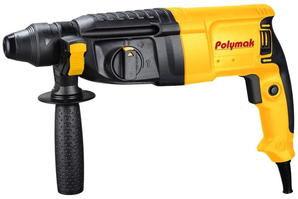 Polymak Rotary Hammer 950W 26mm PM25RH-DY | Concrete Drilling, Chiseling & Construction Applications
