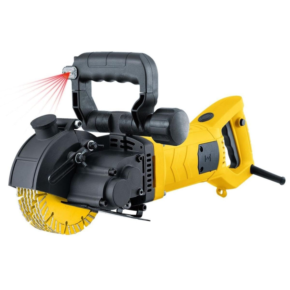 Polymak Wall Chaser 2700W 133mm PM133WC | Concrete Groove Cutting, Electrical Wiring & Plumbing Installation Applications