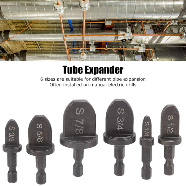 Procut Maxfine 6Pcs Tube Expander Set | Professional Pipe Expanding Tool Kit