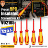 Procut V02105 5Pcs Insulated Screwdriver Set – VDE Electrician Screwdriver Kit