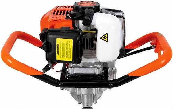 Ralli Wolf ED520 52CC Petrol Earth Auger Single Man Ground Drilling Machine for Agricultural Soil Preparation, Tree Planting, Fence Post Installation, Gardening and Landscaping