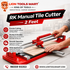 RK Manual Tile Cutter 2 Feet (600mm) | Heavy Duty Ceramic & Porcelain Tile Cutting Machine