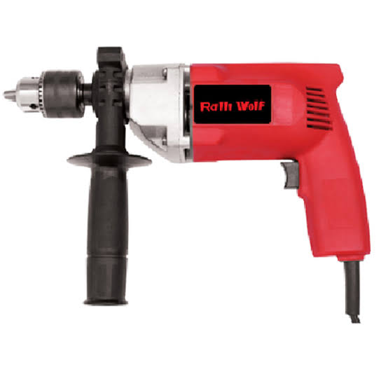 Ralli Wolf RW10 10mm Professional Rotary Drill Machine – 650W Motor, 1250 RPM, Heavy-Duty Aluminium Gearbox and Side Handle for Workshop and General Drilling Applications