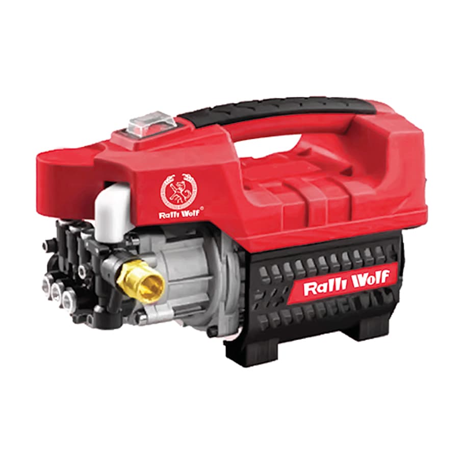 Ralli Wolf RHP120 High Pressure Washer 1600W, 120 Bar, 480 L/H Water Flow Rate, Electric Pressure Cleaning Machine
