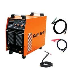 Ralli Wolf RT40 TIG 400IJ 400A DC inverter welding machine with MMA function, IGBT technology and 415V three-phase input.