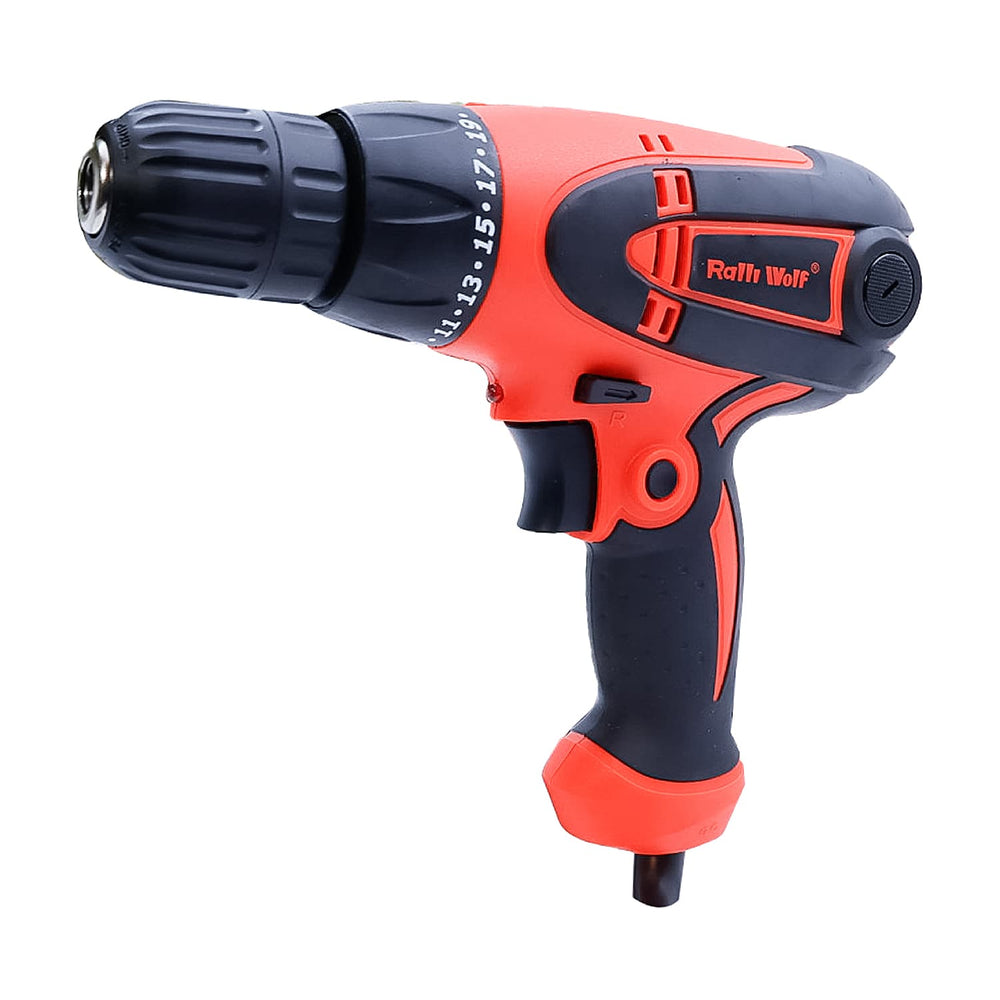 Ralli Wolf RWSD10 10mm 400W Electric Screwdriver Drill | 0–750 RPM Variable Speed | 20+1 Torque Settings | Keyless Chuck