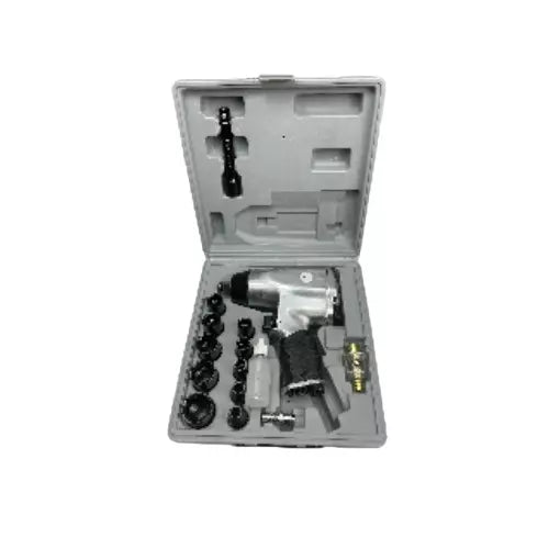 Ralli Wolf IW1700K-A 1/2-Inch Impact Wrench Kit with 600 FT-LB Torque, Sockets and Storage Case.