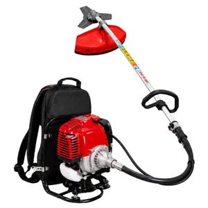 Ralli Wolf RBC-4S (BP) 4-Stroke Backpack Brush Cutter, 35.8cc Petrol Engine with 0.85kW Power for Grass Cutting, Weed Removal, Garden Maintenance, Landscaping and Agricultural Applications