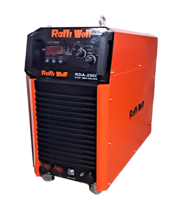 Ralli Wolf RDA 2500 Drawn Arc Stud Welding Machine, 415V 3-Phase Industrial Stud Welder with 250–2500A Welding Current Range for Structural Steel Fabrication, Construction and Metalworking