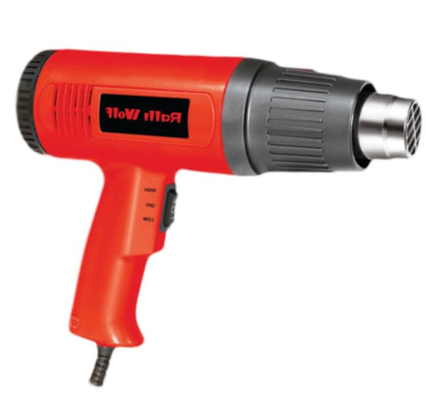 Ralli Wolf RHG1600 1600W Electric Heat Gun | Dual Temperature Settings 350°C & 550°C | Industrial Hot Air Gun