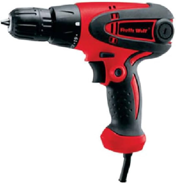 Ralli Wolf RWSD10 400W Screwdriver Drill with 10mm capacity, 0–750 RPM variable speed, 20+1 torque settings and keyless chuck.