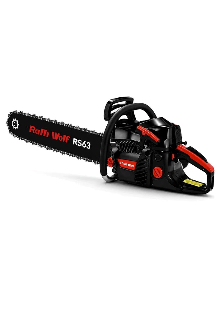 Ralliwolf 20Inch 63CC Gasoline Chain Saw RS63-20 | Tree Felling, Firewood Cutting, Forestry, Agriculture & Garden Maintenance Applications