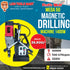Ralliwolf Mega 50 Magnetic Core Drilling Machine (1400W) – 50mm Capacity