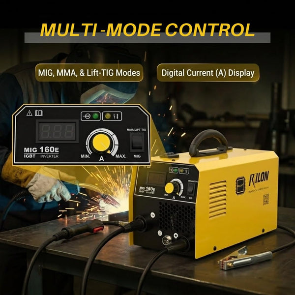 Rilon Mig/Arc 160E Single Phase 160Amps IGBT Inverter Welding Machine