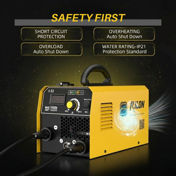 Rilon Mig/Arc 160E Single Phase 160Amps IGBT Inverter Welding Machine
