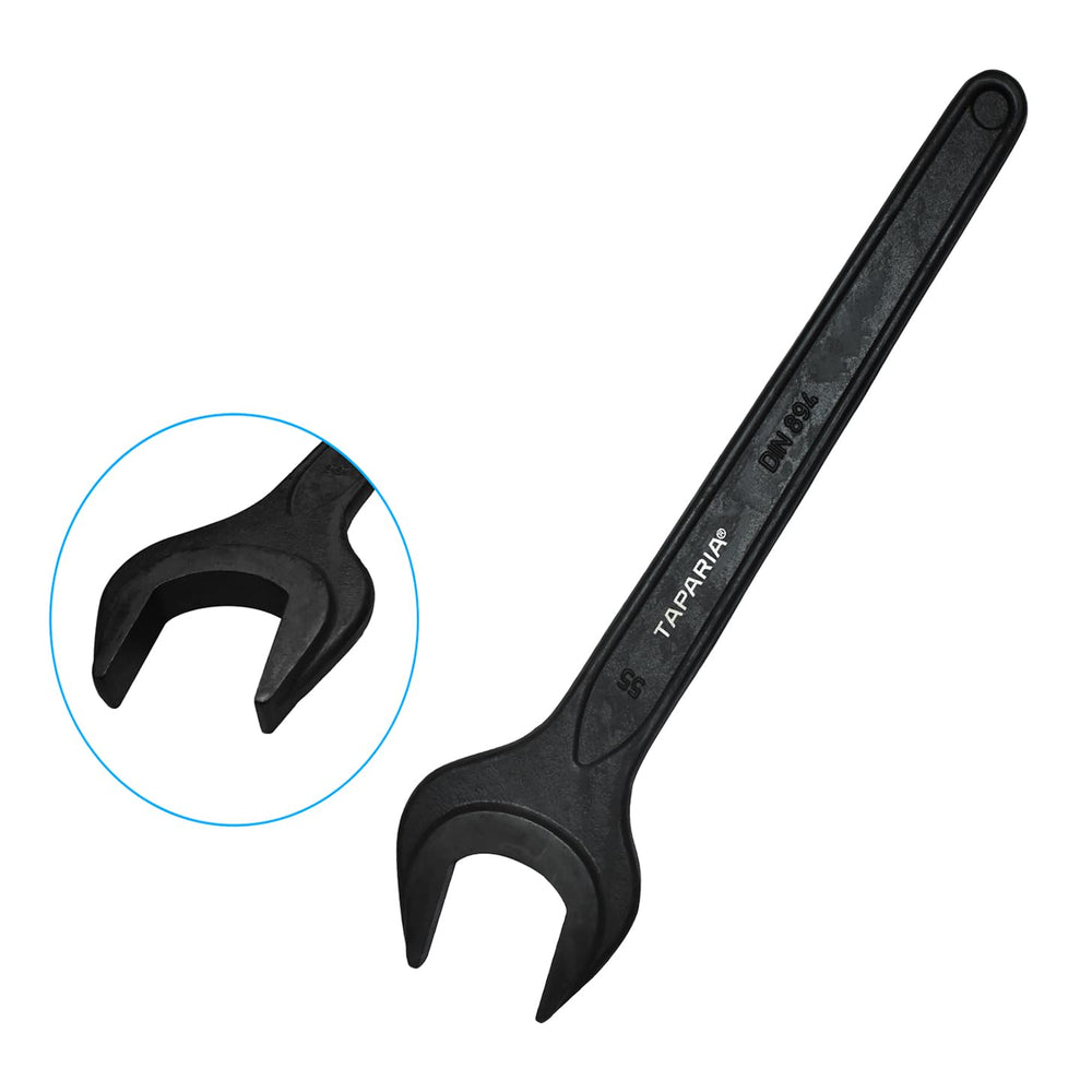 Taparia Single Ended Open Jaw Spanner SER 55 | Heavy Duty Open End Spanner
