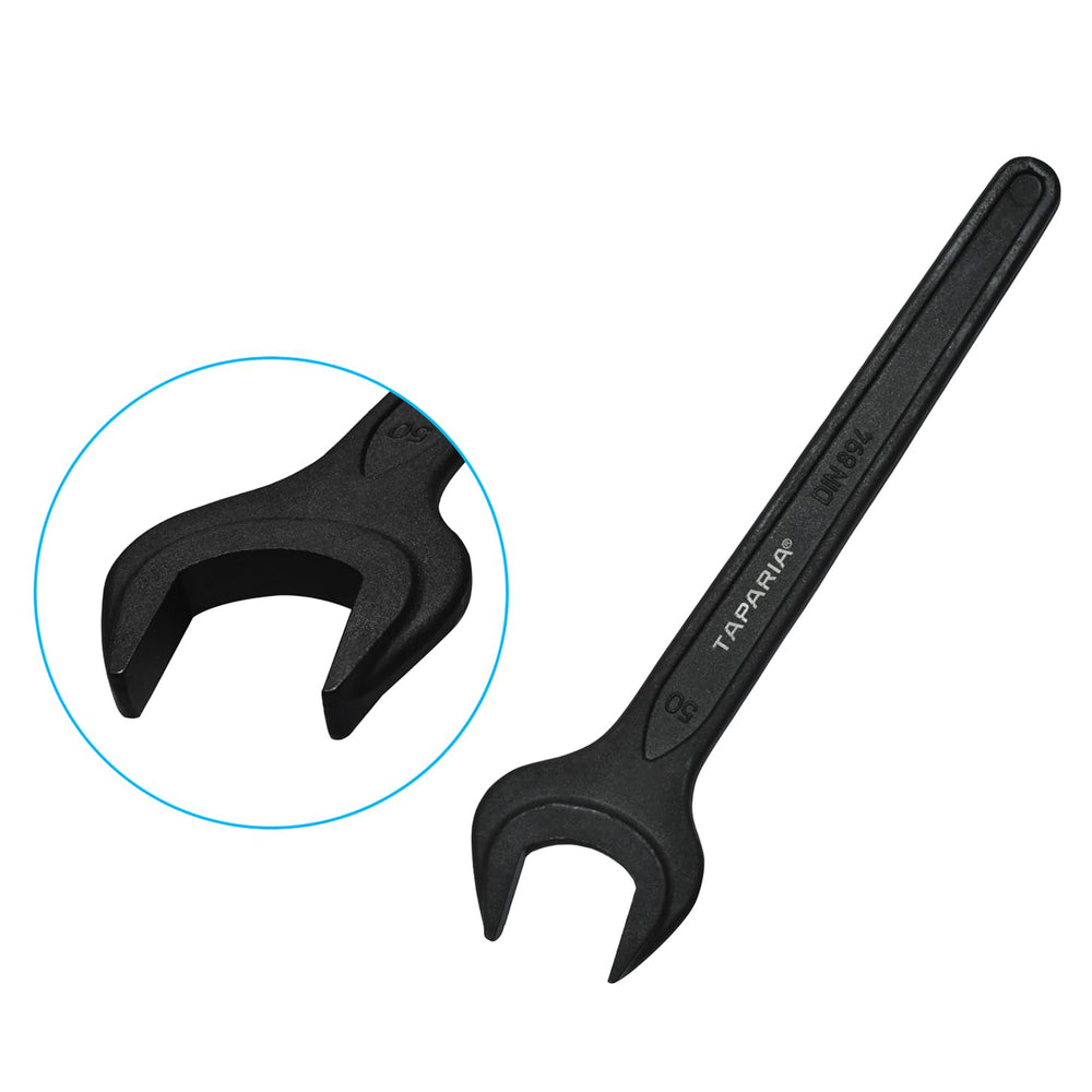 Taparia Single Ended Open Jaw Spanner SER 50 | Heavy Duty Open End Spanner