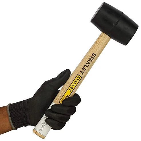 Stanley, Stanley STHT57527-8, Stanley Rubber Mallet, 450Gms Rubber Mallet, 16 Oz Rubber Mallet, Soft Face Hammer, Rubber Hammer, Wood Handle Mallet, Tile Installation Hammer, Woodworking Mallet, Flooring Mallet, Automotive Rubber Hammer, Furniture Assembly Tools, Construction Hand Tools, Industrial Maintenance Tools, Professional Rubber Mallet, Stanley Hand Tools, Non Marring Hammer, Lion Tools Mart