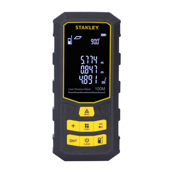 STANLEY LDM 100 Laser Distance Meter (STHT77803-A) - 100m Range