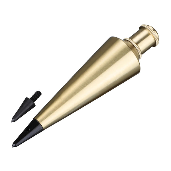 Stanley Plumb Bob, Stanley 0-47-973, Stanley Architect Plumb Bob, 225g Plumb Bob, 8oz Plumb Bob, Brass Plumb Bob, Architect Plumb Bob, Construction Plumb Bob, Masonry Plumb Bob, Vertical Alignment Tool, Surveying Tool, Layout Tool