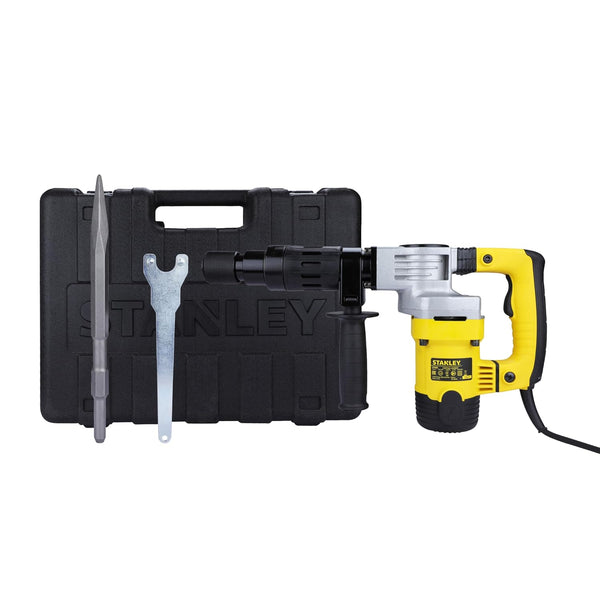 Stanley, Stanley STHM5KH, STHM5KH, 5Kg Demolition Hammer, 5Kg Chipping Hammer, Demolition Hammer, Hex Chipping Hammer, 1010W Demolition Hammer, 17mm Hex Hammer, Chisel Hammer, Percussion Hammer, Concrete Demolition Hammer, Concrete Chipping Hammer, Masonry Chipping Hammer, Brick Chipping Hammer, Construction Demolition Hammer, Surface Preparation Hammer, Heavy Duty Chipping Hammer, Anti Vibration Demolition Hammer, Construction Power Tool, Masonry Power Tool, Concrete Breaking Machine, Demolition Power Tool