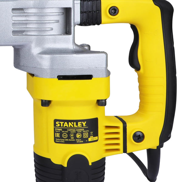 Stanley, Stanley STHM5KH, STHM5KH, 5Kg Demolition Hammer, 5Kg Chipping Hammer, Demolition Hammer, Hex Chipping Hammer, 1010W Demolition Hammer, 17mm Hex Hammer, Chisel Hammer, Percussion Hammer, Concrete Demolition Hammer, Concrete Chipping Hammer, Masonry Chipping Hammer, Brick Chipping Hammer, Construction Demolition Hammer, Surface Preparation Hammer, Heavy Duty Chipping Hammer, Anti Vibration Demolition Hammer, Construction Power Tool, Masonry Power Tool, Concrete Breaking Machine, Demolition Power Tool